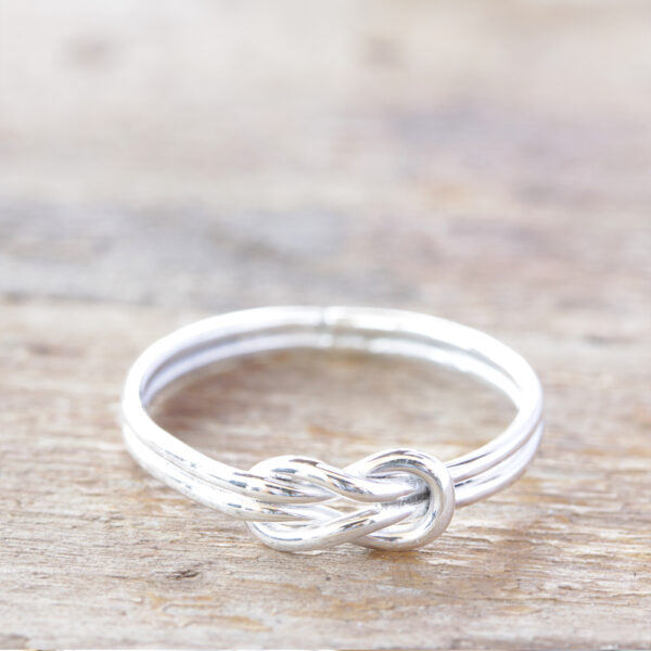 Sterliing Silver Love Knot Ring