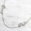 Dainty Double Name Necklace