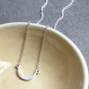 Moon Connector Necklace Silvery Jewellery Australia