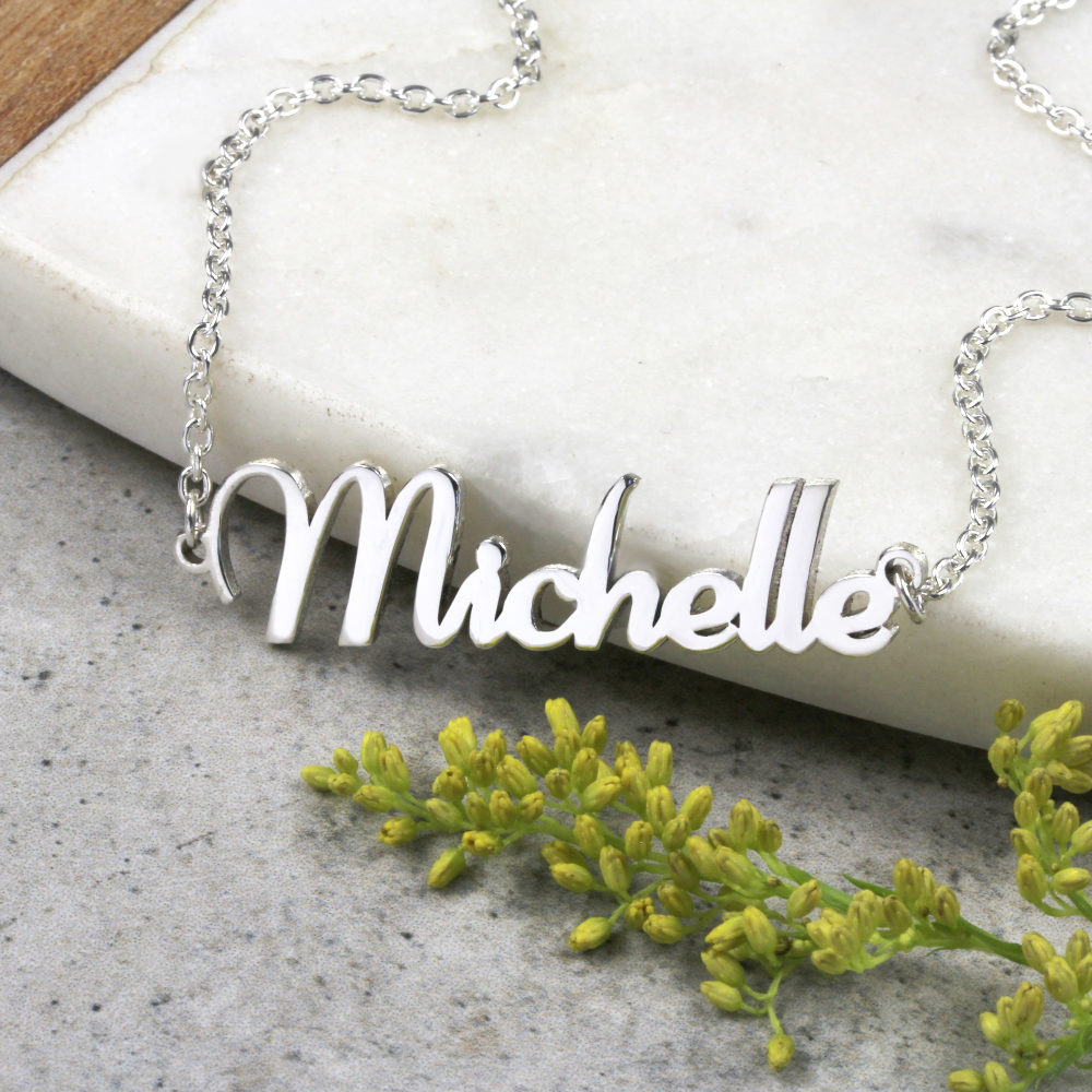 personalised name necklace