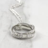 Triple Family Ring Necklace