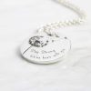 Engraved Dandelion Coin Necklace - Image 2