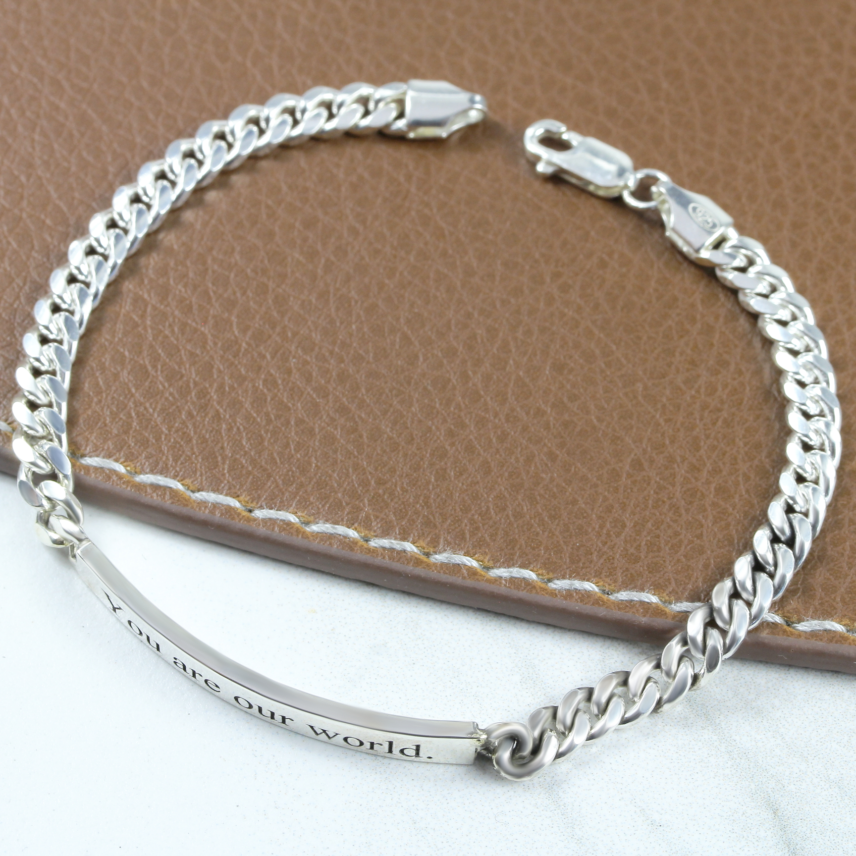 Custom Bracelet Popular Cool Chain Curb Style for Men – Metal Field Shop-sonthuy.vn