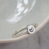 Personalised Silver Coin Ring