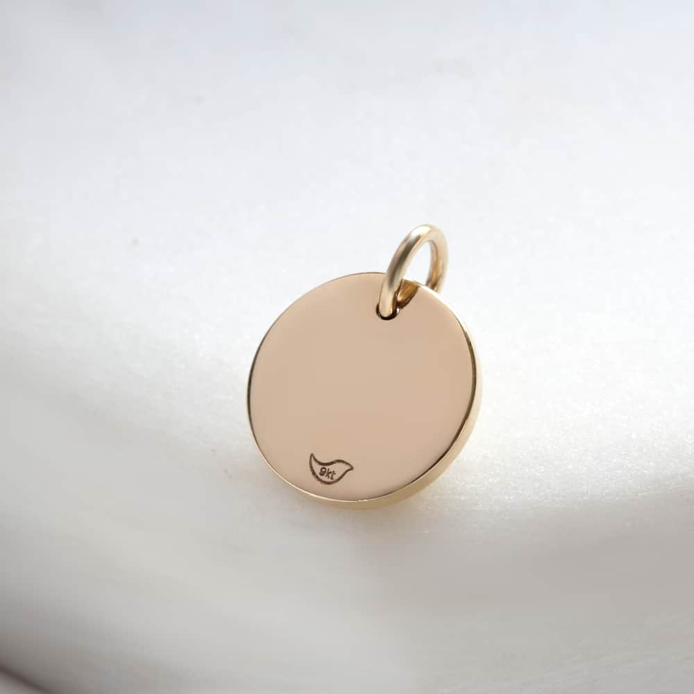 Gold-Necklace-Gold-Chain-Necklace-12mm-Coin-Pendants-Gold