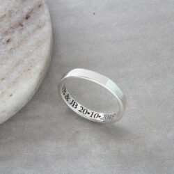 Men's Personalised Rings in Australia | Silvery Jewellery