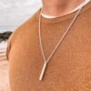 Four Sided Bar Necklace