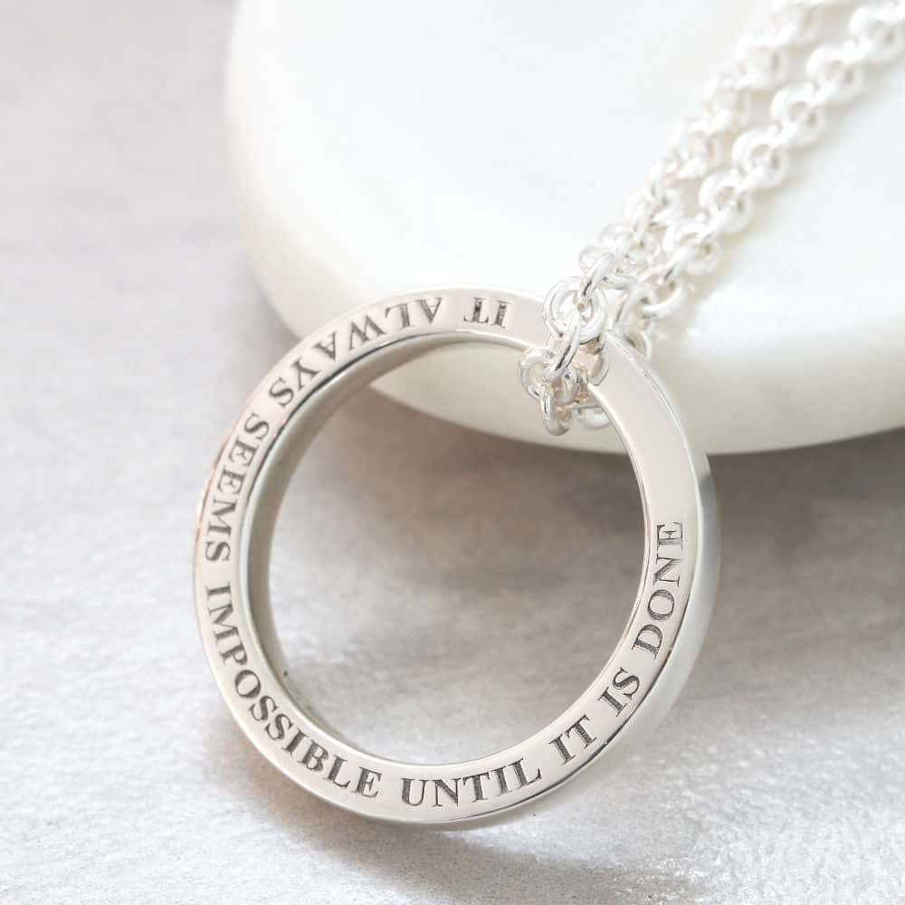 Men's on sale pendants engraved