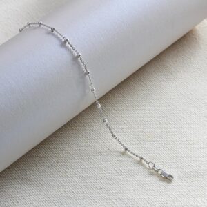 Sterling Silver Dainty Dewdrop Necklace