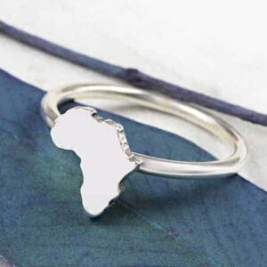 Sterling Silver Africa Ring