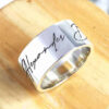 Bold Engraved Signature Ring