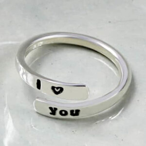 Hand Stamped Identity Open Band