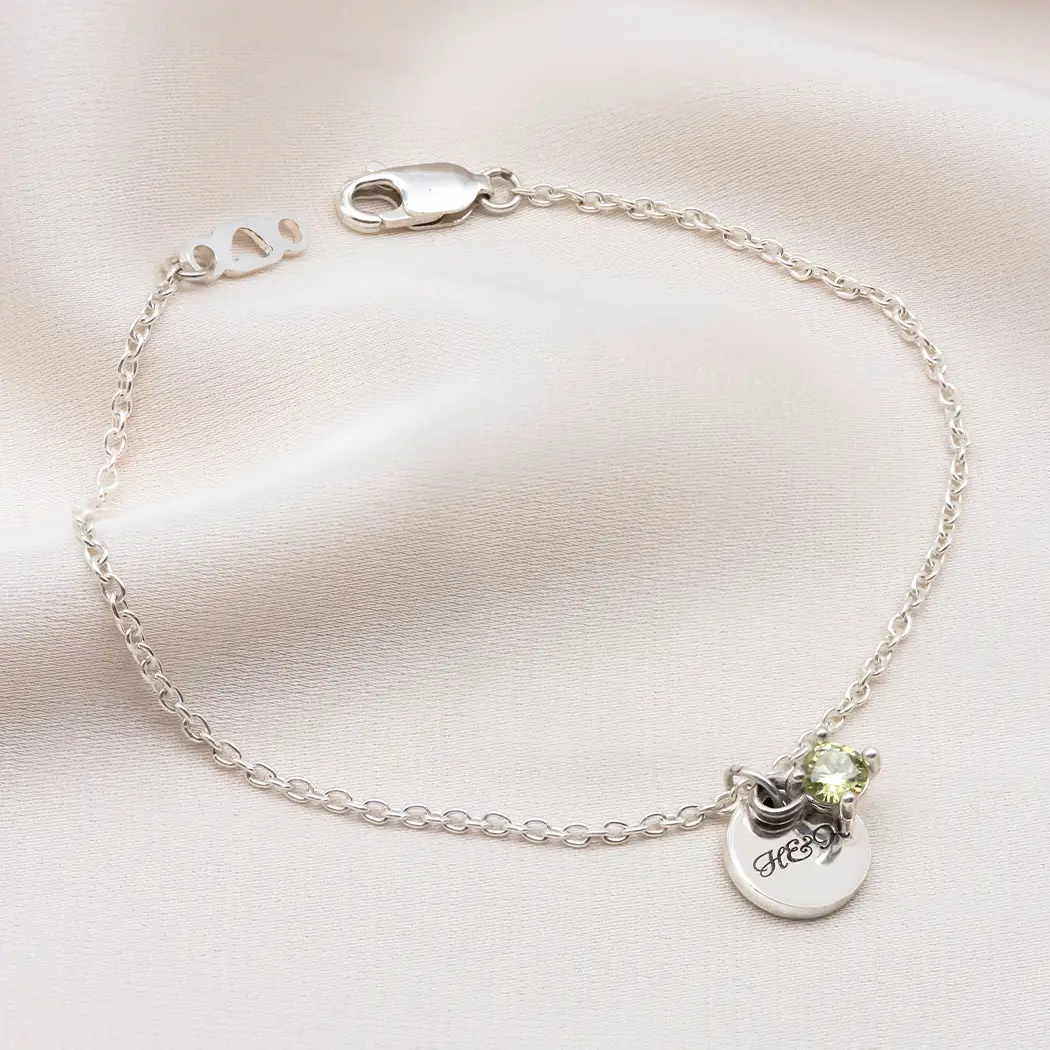 Birthstone & Coin Bracelet - Image 3