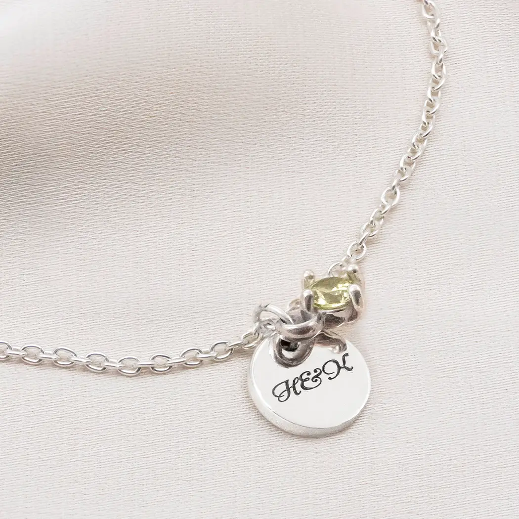 Birthstone & Coin Bracelet - Image 2