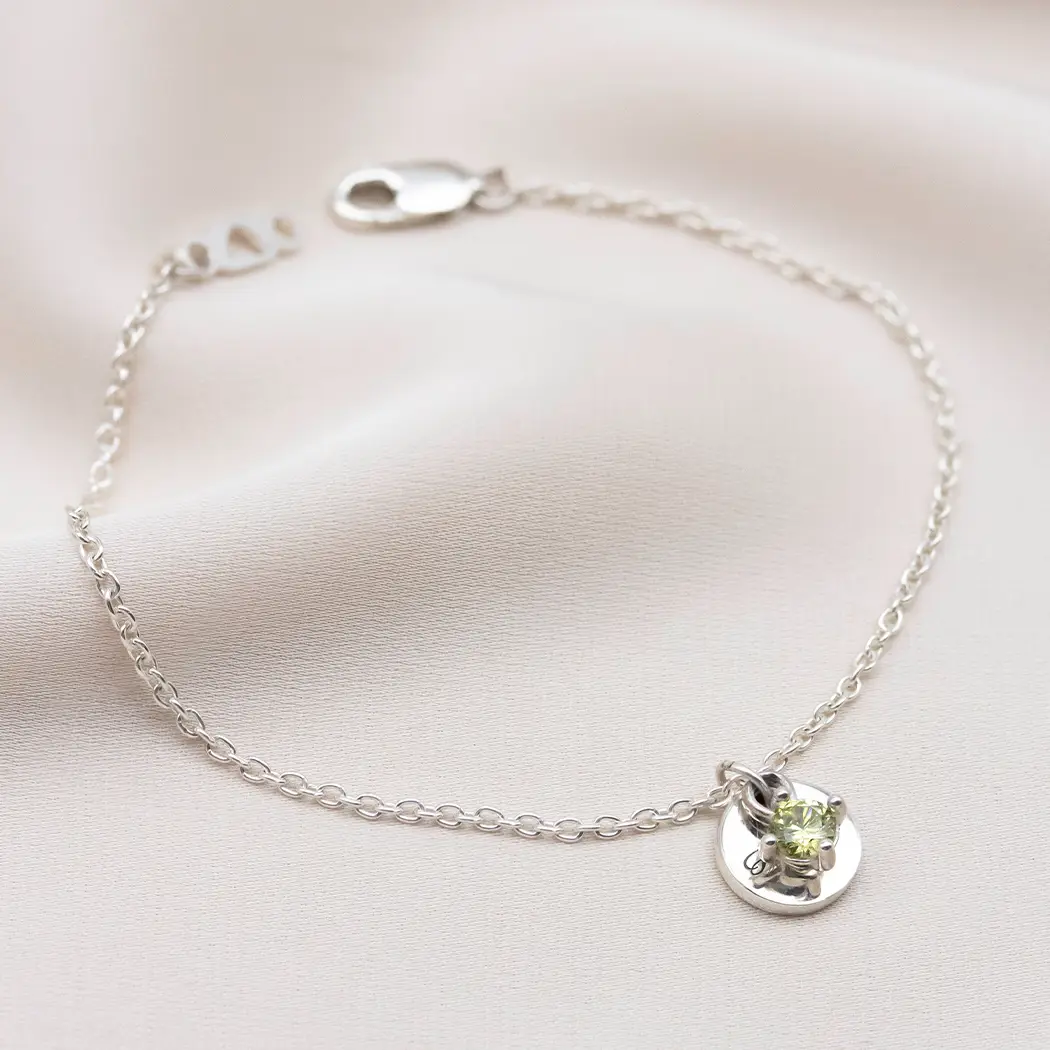 Birthstone & Coin Bracelet - Image 4