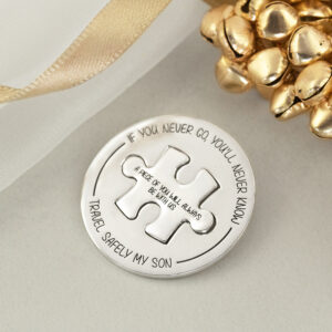 Personalised Puzzle Coin Pocket Piece