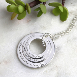 Family Necklaces in Australia by Silvery Jewellery