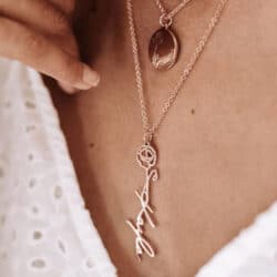 Personalised Necklaces in Australia by Silvery Jewellery Crafted in Sterling Silver