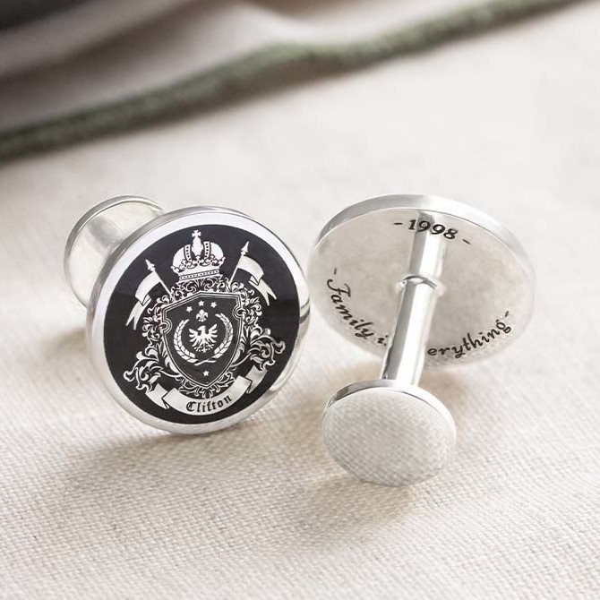 Silver cufflinks for men by Silvery Jewellery in Australia