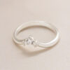 Birthstone Chevron Ring By Silvery Jewellery Australia