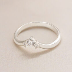 Diamond promise ring by silvery jewellery in Australia 1