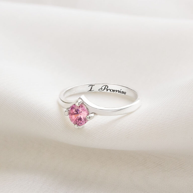 Promise ring by silvery jewellery in Australia