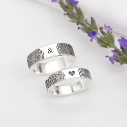 Promise rings for couples by silvery jewellery in Australia