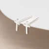 Dainty Cross Stud Earrings