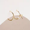 14mm Huggie Hoop Earrings - Image 3