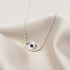 Evil Eye Birthstone Necklace
