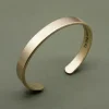 Bold Personalised Brass Cuff Bangle - Image 2