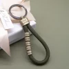 Engraved Family Names Rope Keyring - Brass - Image 2