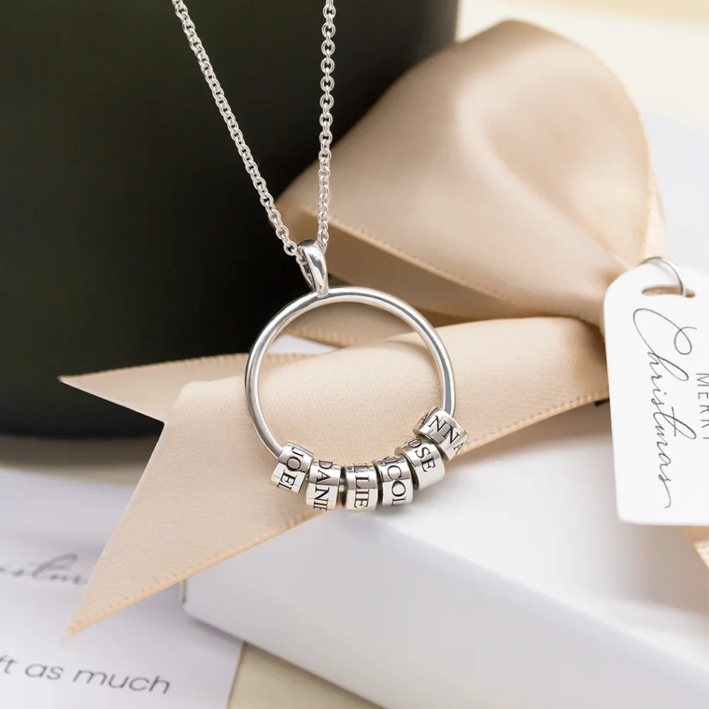 Engraved Family Coupling Necklace (select 1-6 couplings)